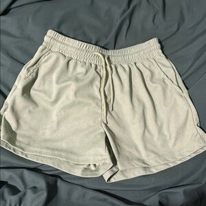Light Green Casual Shorts